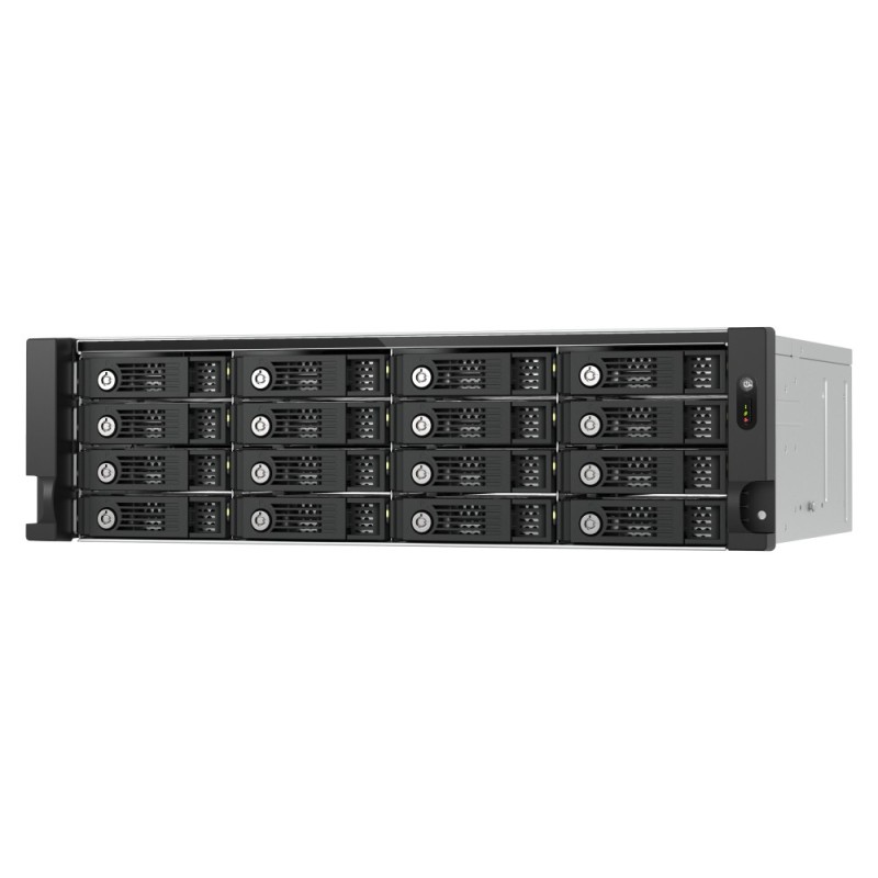 16-bay 3U rackmount PCIe interface SATA JBOD expansion enclosure 2.5/3.5in - ...